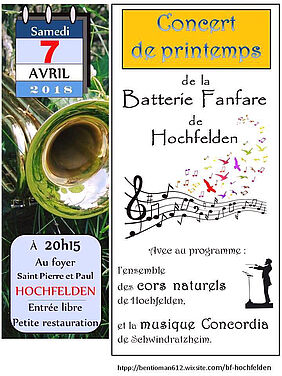 Affiche de la fanfare Hochfelden